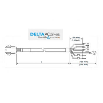 Đầu nối Delta ACS3-CABFA105